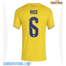 Camisa de time de futebol Colômbia Richard Rios #6 Replicas 1º Equipamento Feminina Mundo 2026 Manga Curta